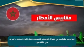 قفزة غير متوقعة في كميات الأمطار بالمملكة خلال آخر 24 ساعة.. تعرف على التفاصيل